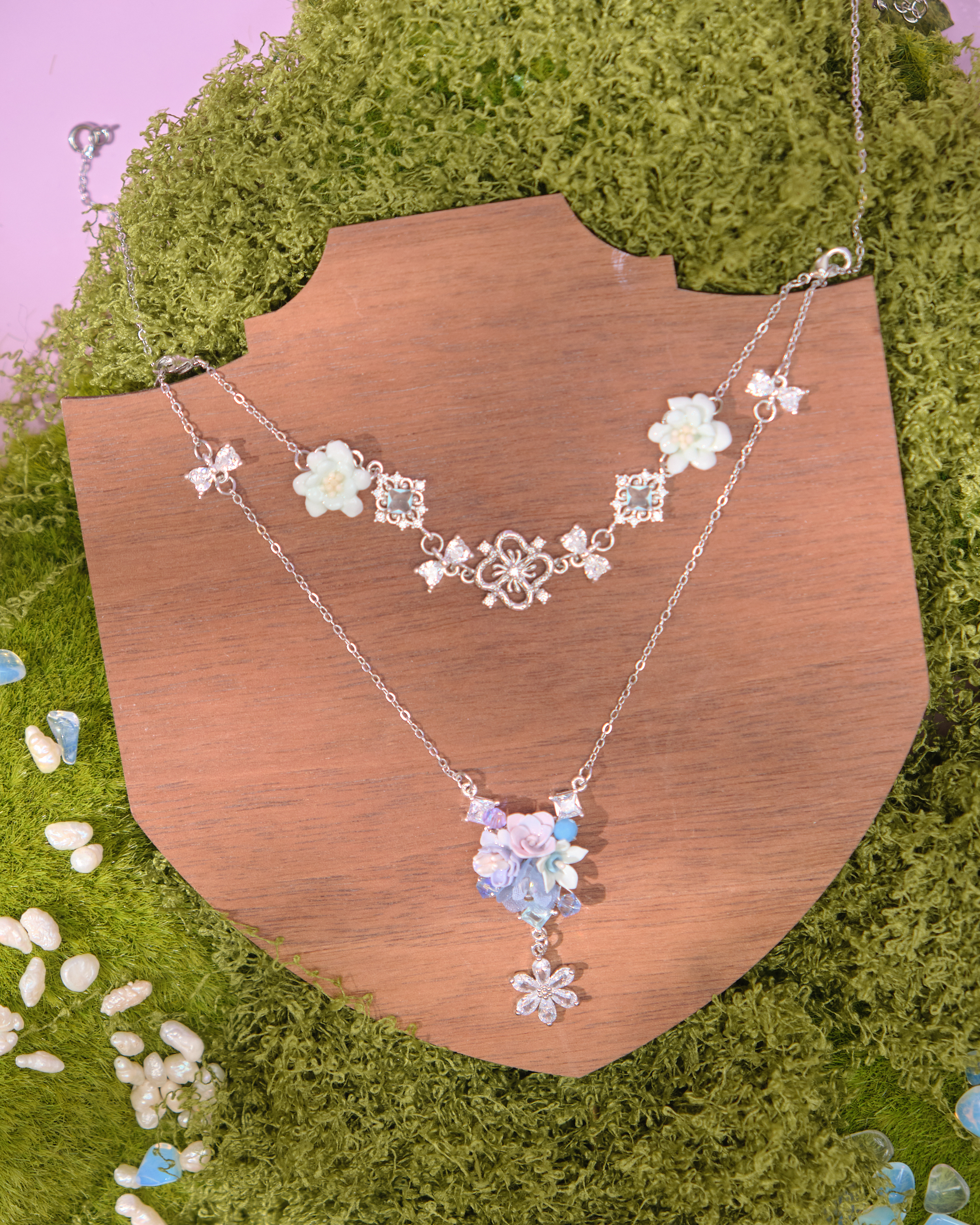14061 Double Garden Detachable Necklace
