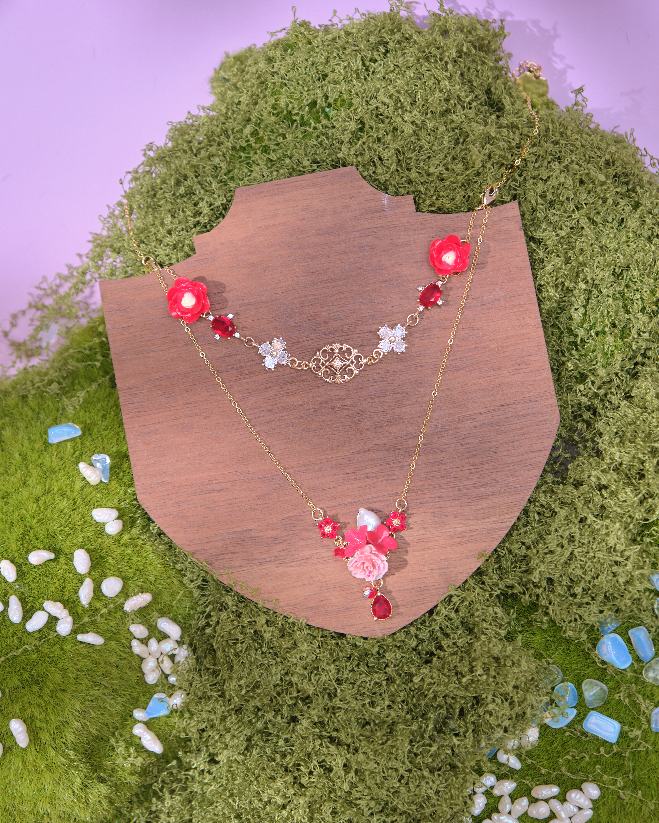 14060 Double Garden Detachable Necklace