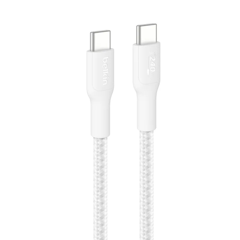 Belkin BoostCharge Pro USB-C 轉 USB-C 編織連接線 (240W) 1米