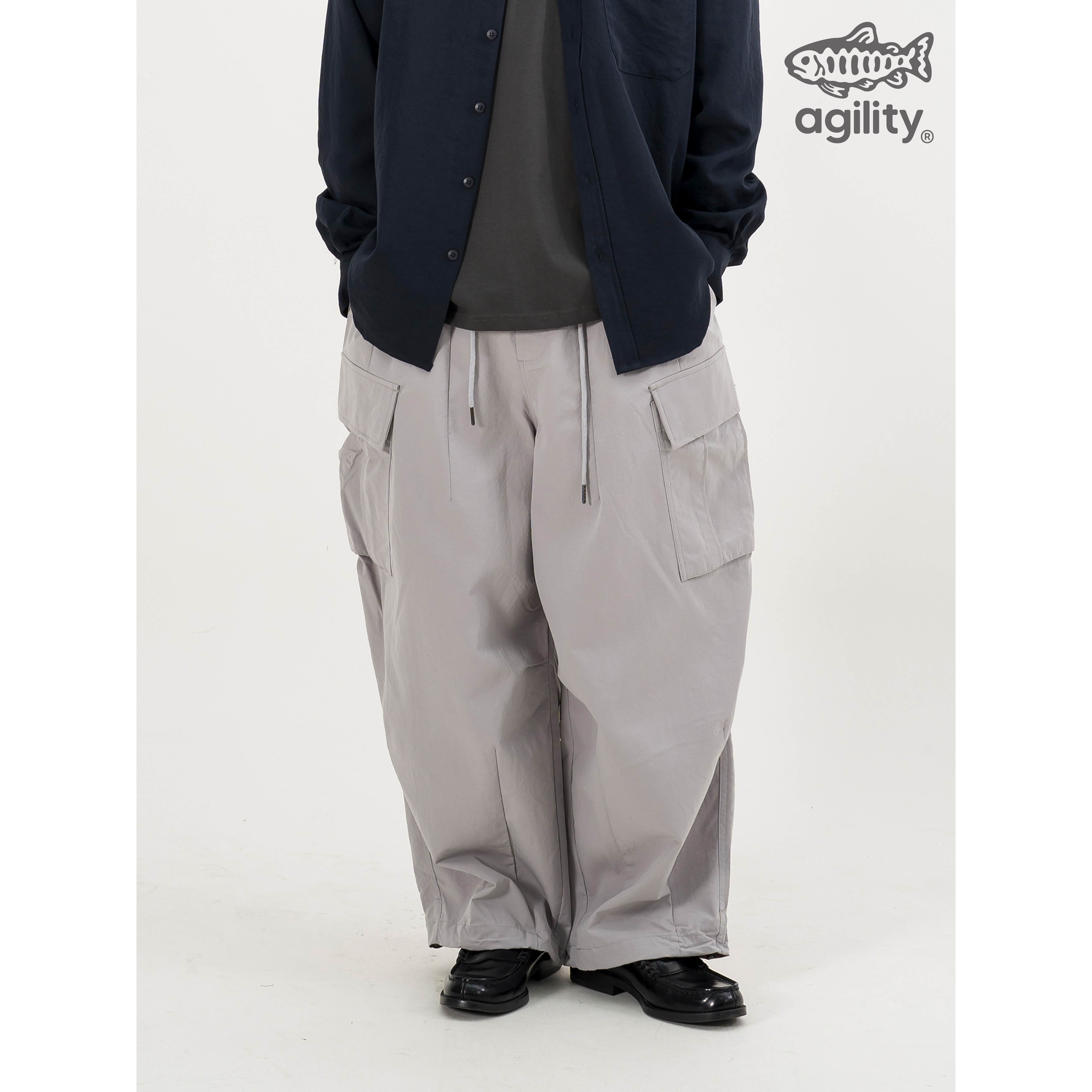 AGILITY Cargo Wide Leg Pants 闊腿 六口袋 繭型長褲 [CNP03]