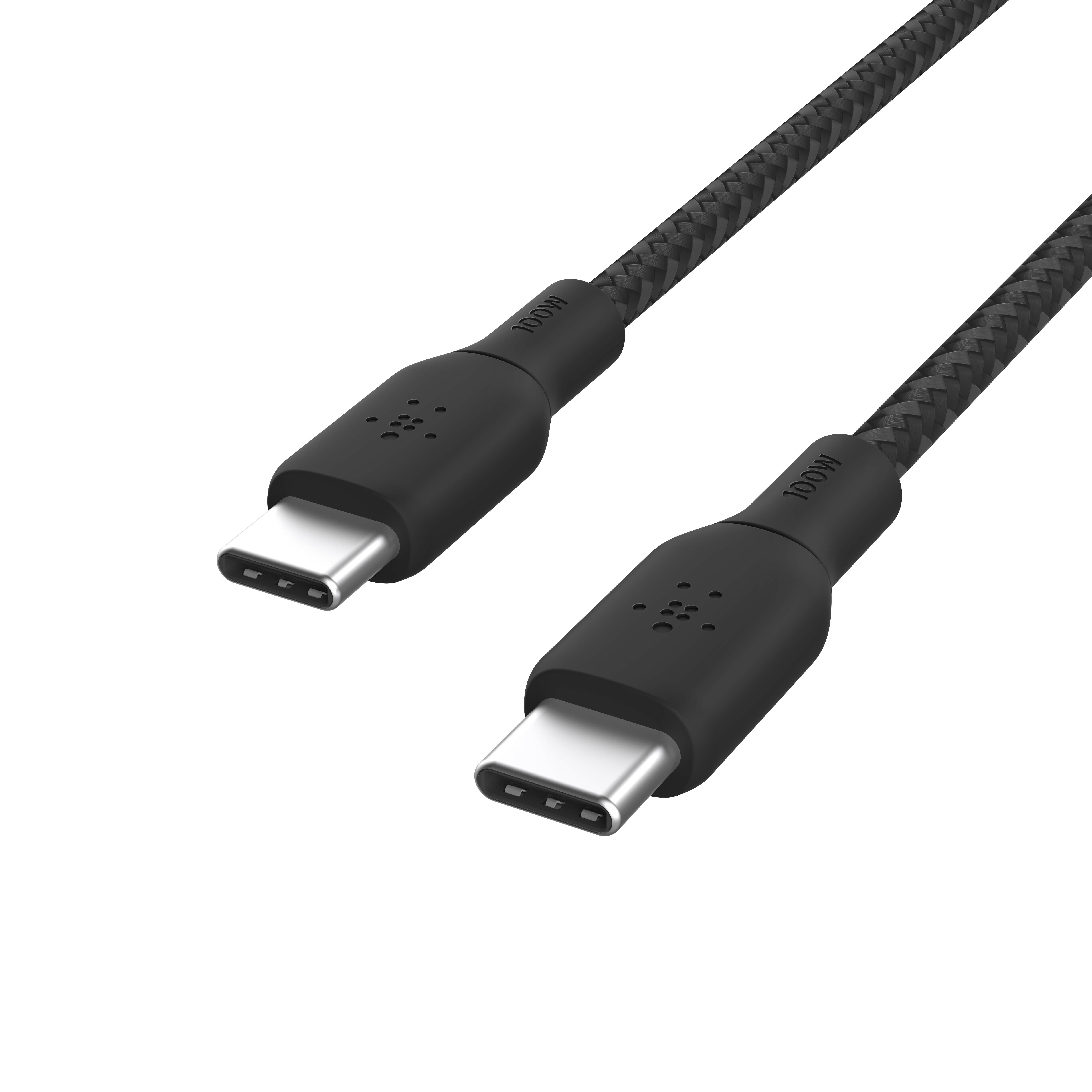 Belkin BoostCharge USB-C 至 USB-C 連接線 (100W) 2米