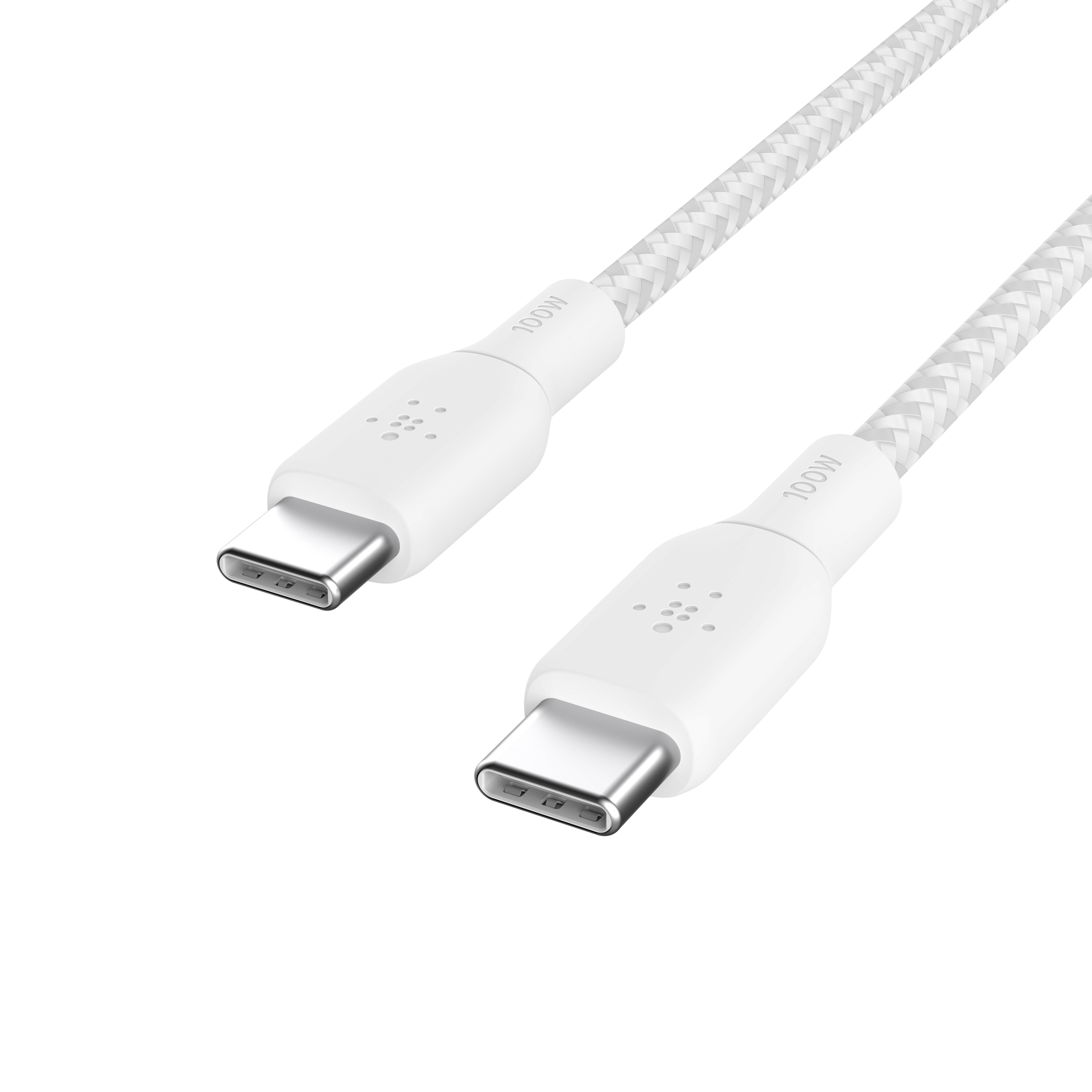 Belkin BoostCharge USB-C 至 USB-C 連接線 (100W) 2米