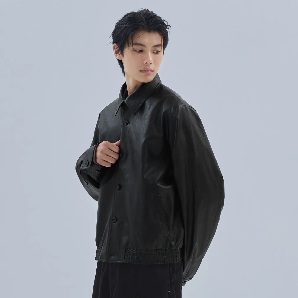 MELSIGN x plain-me Montauk Faux-Leather Jacket 皮質夾克外套