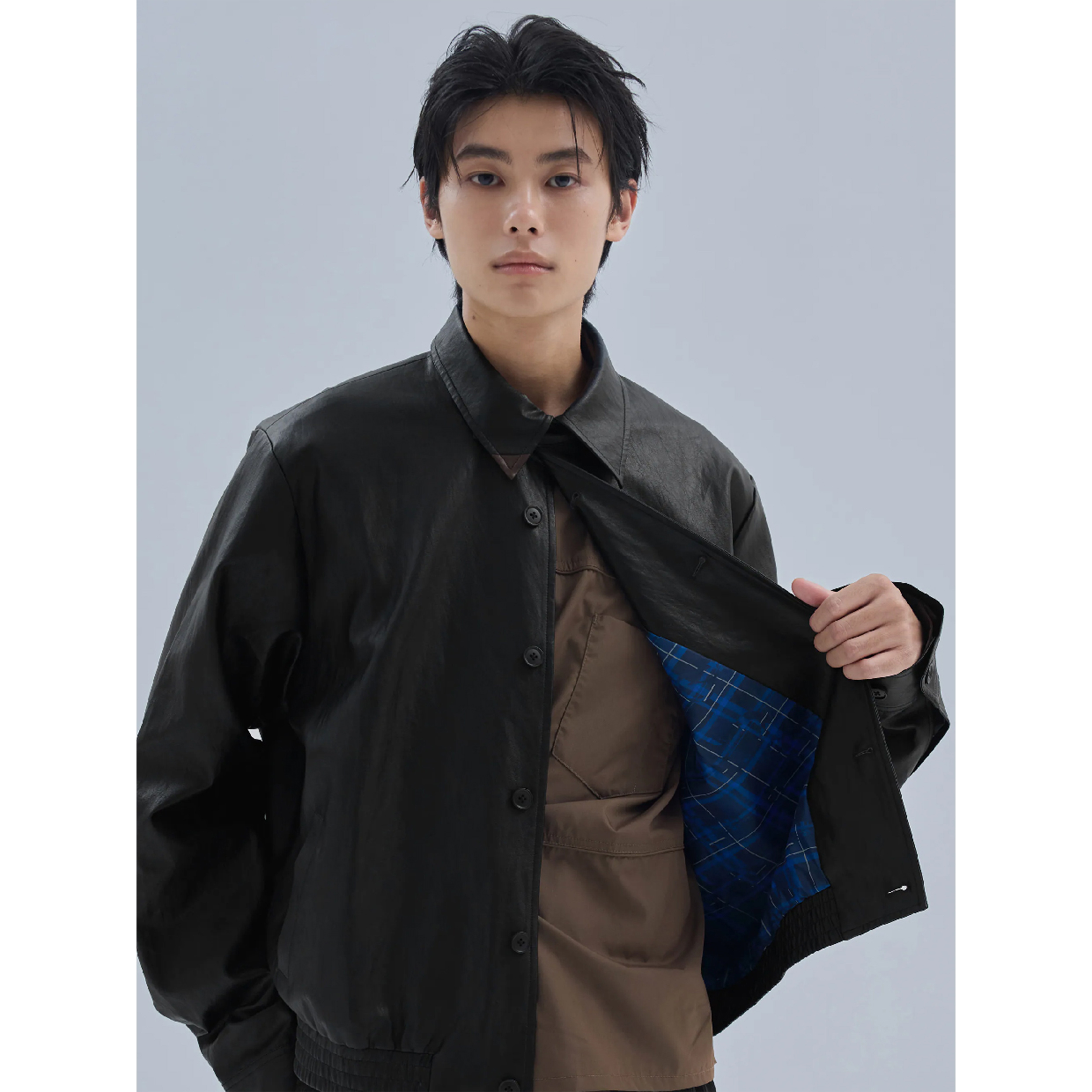 MELSIGN x plain-me Montauk Faux-Leather Jacket 皮質夾克外套