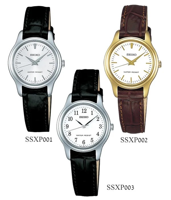 Seiko Watch Seiko Selection Quartz Pair Ladies, watch SSXP001、SSXP002、SSXP003 優雅設計不鏽鋼錶殼 石英女裝手錶