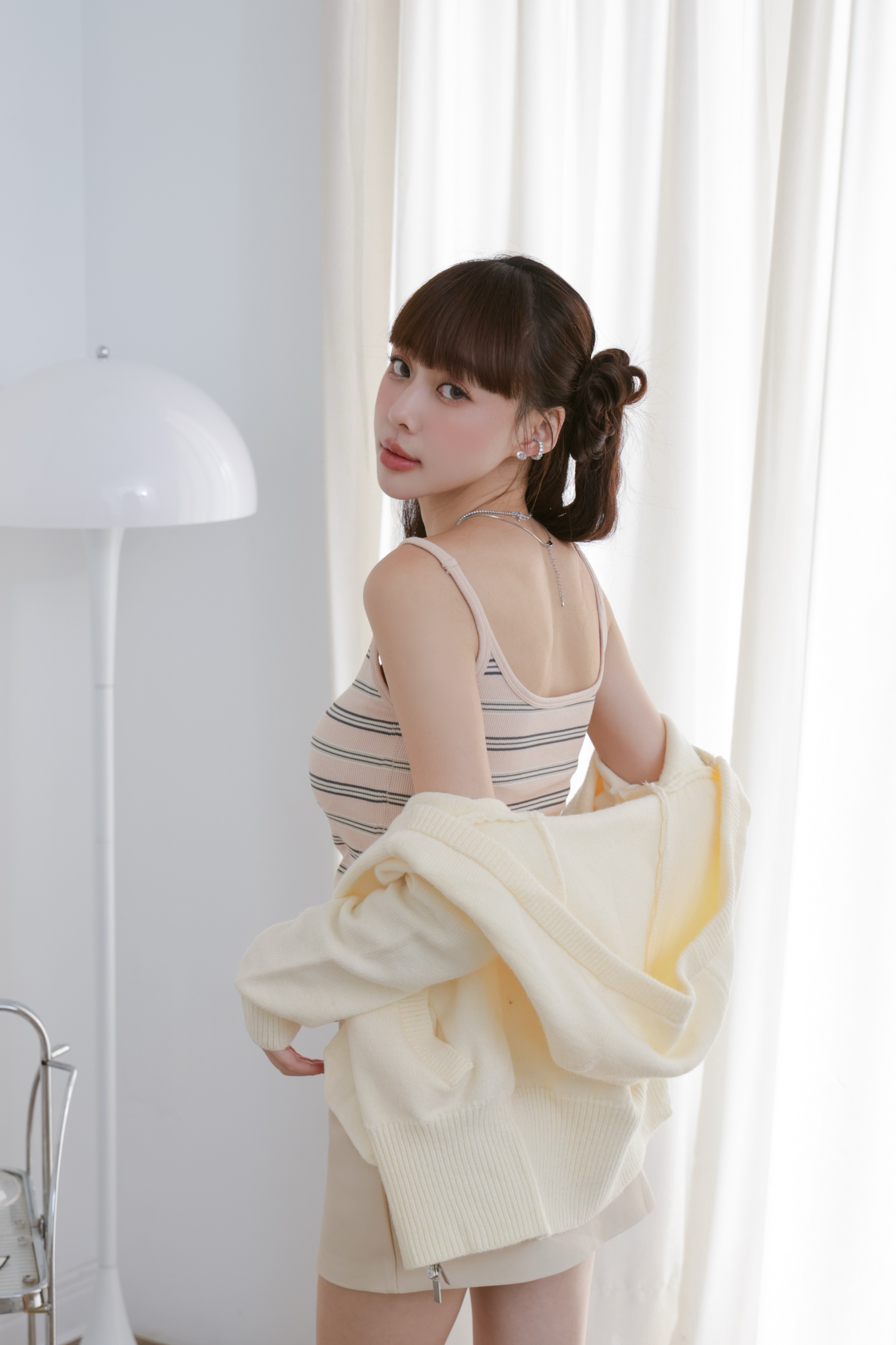大推條紋細肩BRATOP S28