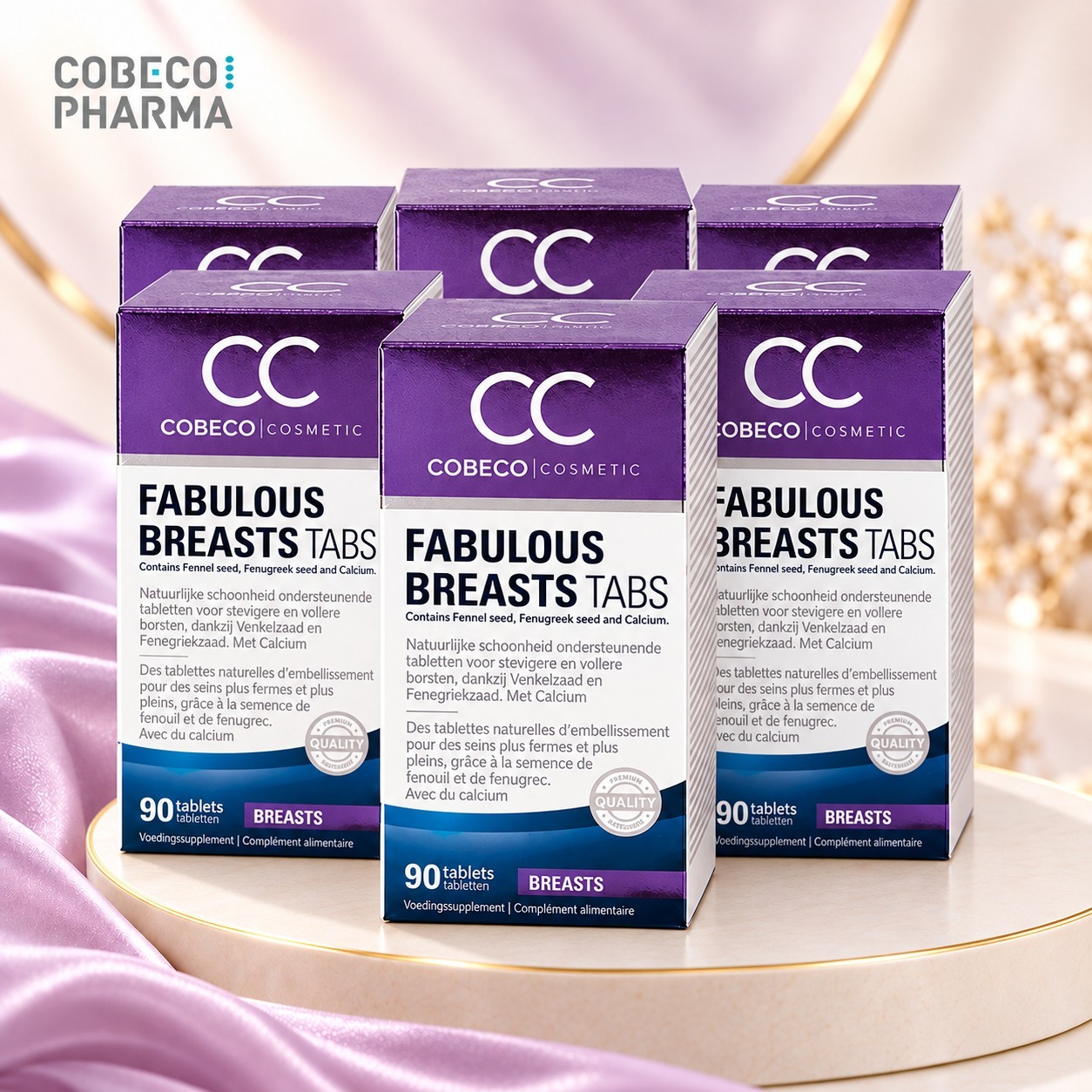 【6盒優惠】荷蘭Cobeco CC Fabulous Breast Tabs 豐胸丸（90粒）