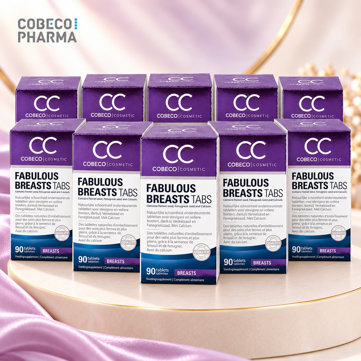 【10盒優惠】荷蘭Cobeco CC Fabulous Breast Tabs 豐胸丸（90粒）