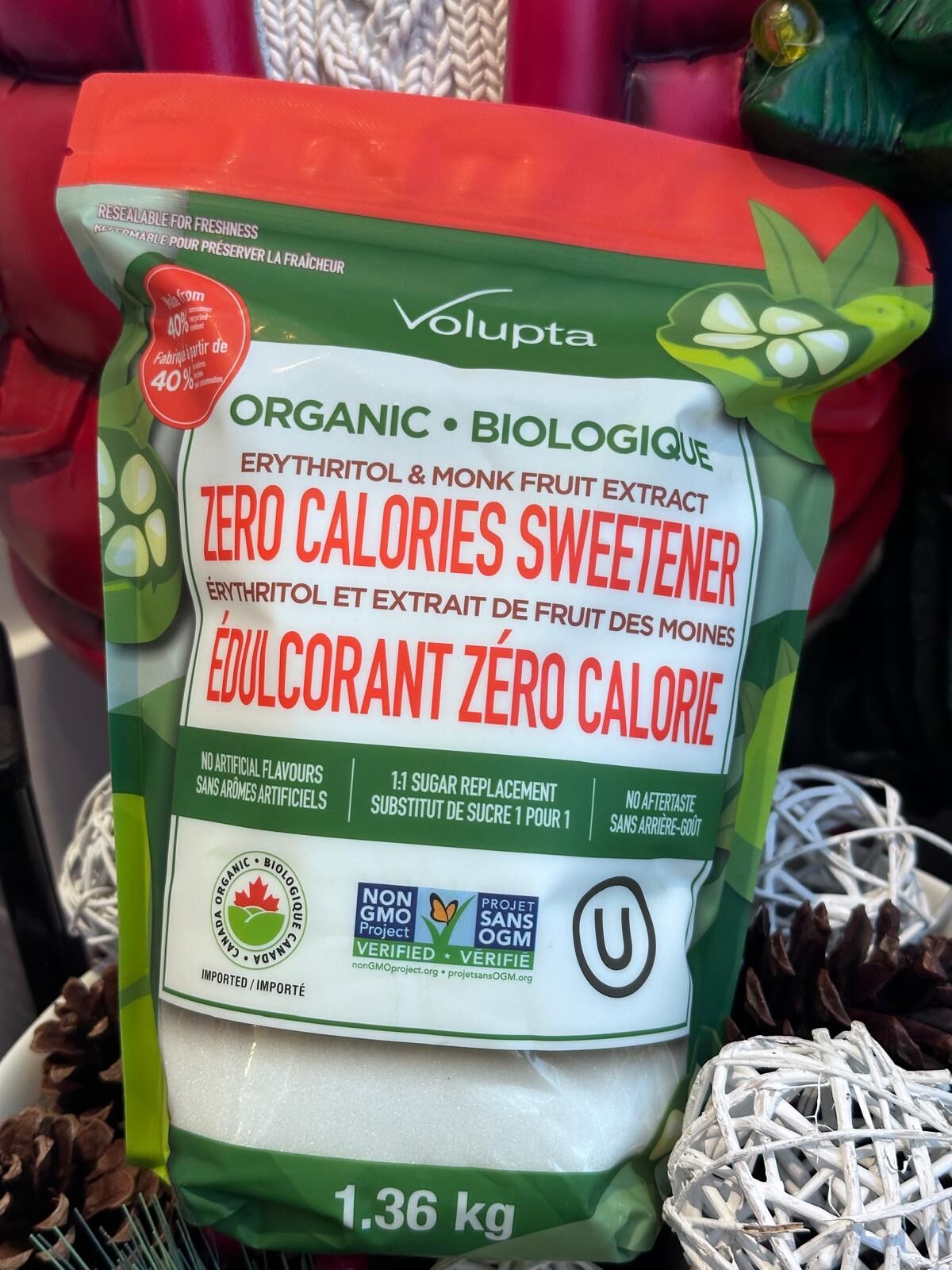 WT66 Volupta 羅漢果糖 Erythritol & Monk Fruit Extract Sweetener 1.36kg  **到期日:約 2028/12