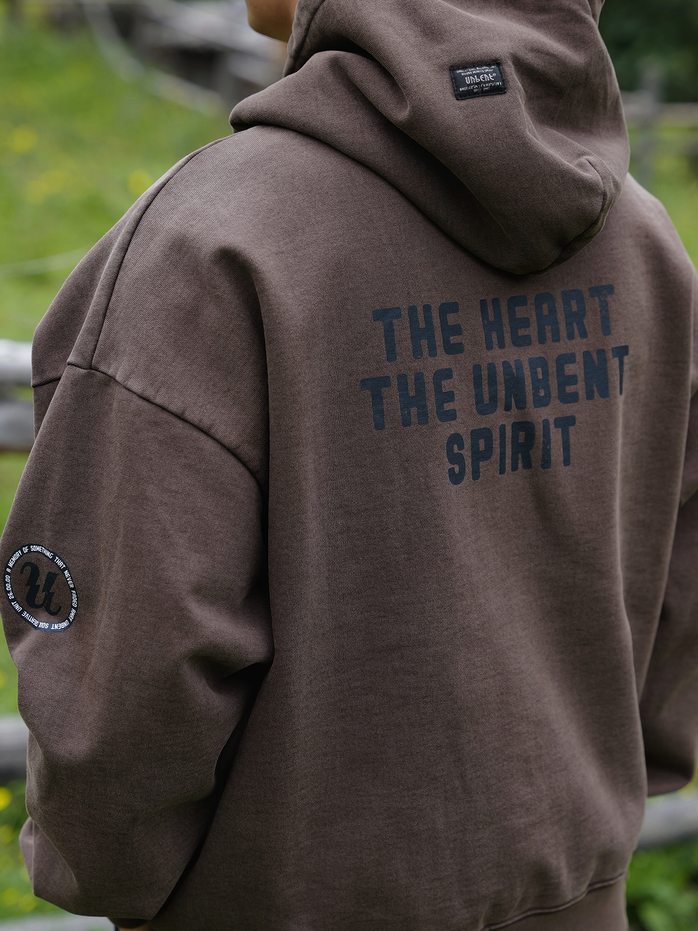Unbent 26 A/W 復古蠟染水洗厚磅帽T