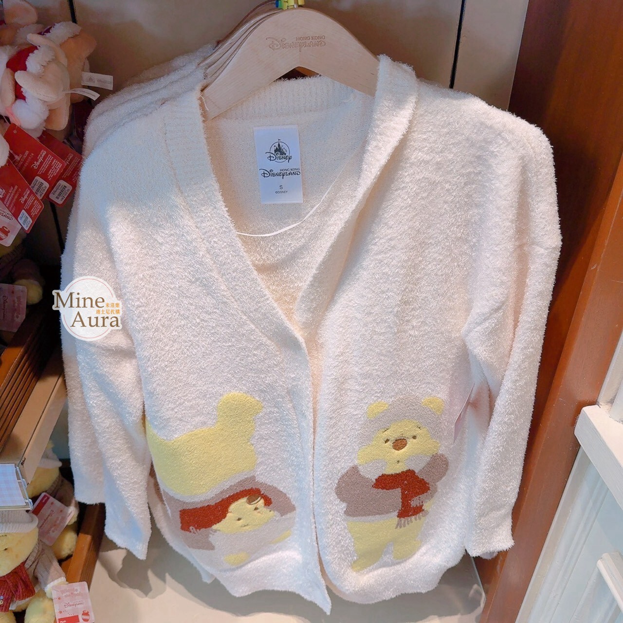 小熊維尼 Winnie the Pooh 冬日暖裝系列 開襟 外套 -香港迪士尼樂園