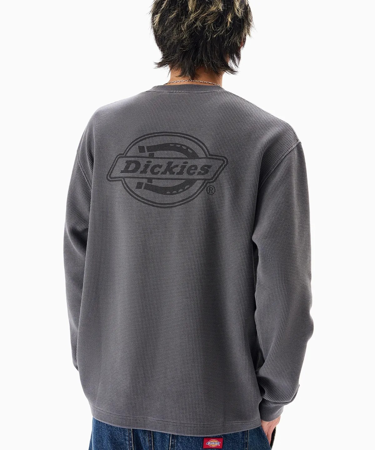 DICKIES Big Mono Logo Waffle Long Sleeve