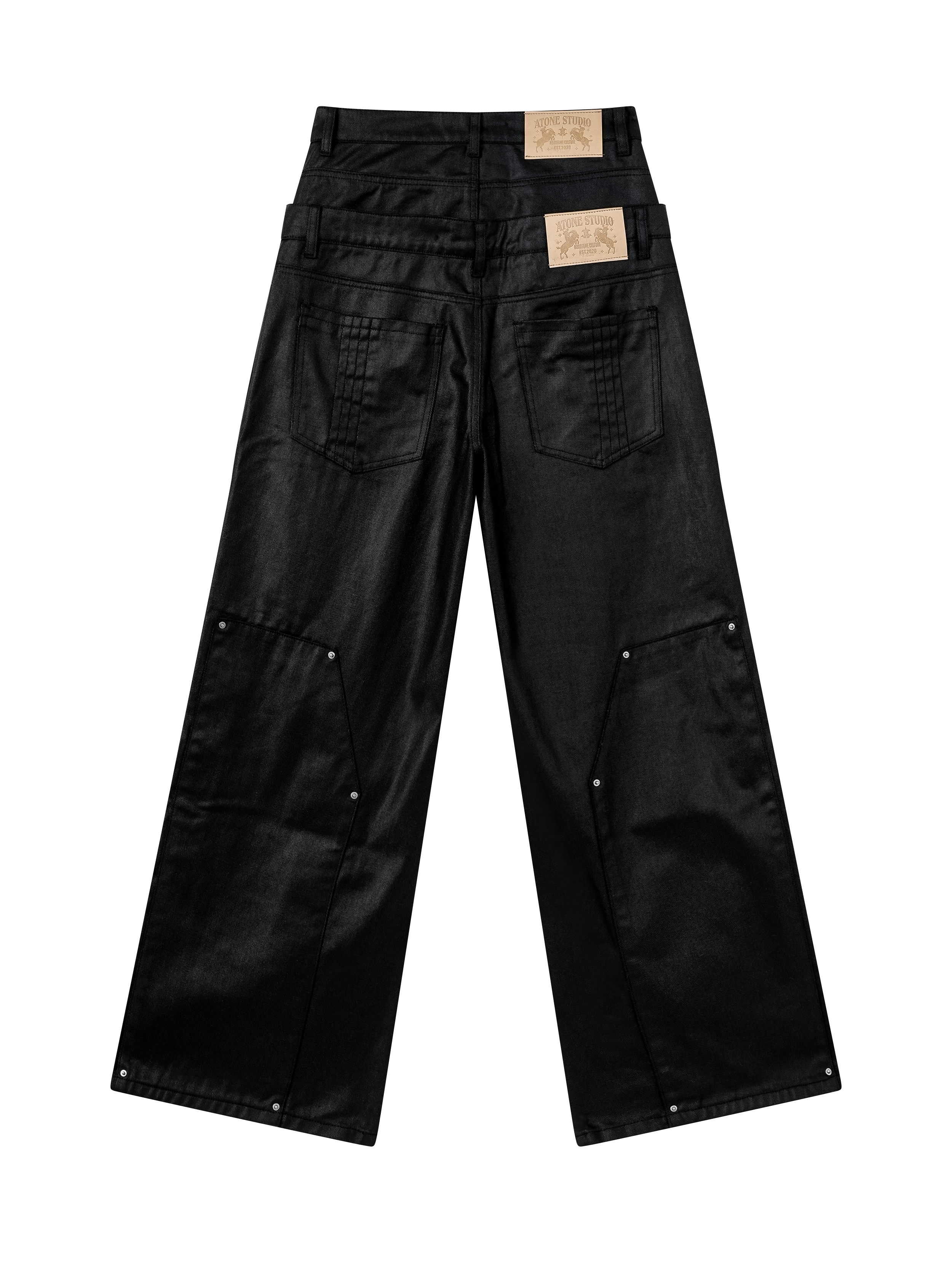ATONE DOUBLE WAIST COATED DENIM