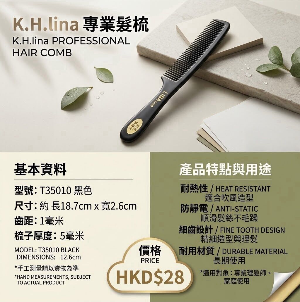 LINA麗娜電木梳