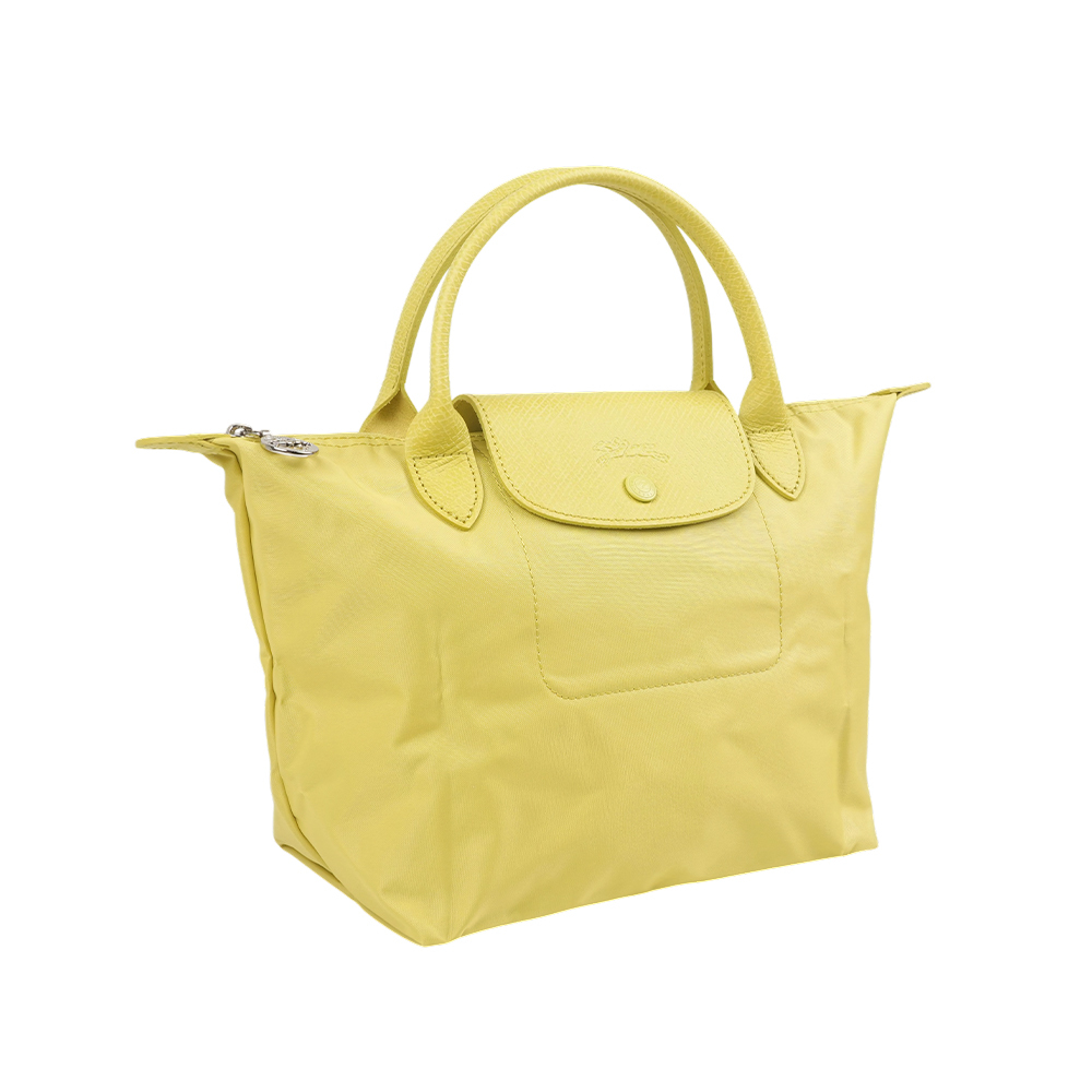 【Longchamp】S號短把Le Pliage One 摺疊水餃包(青橙綠色)