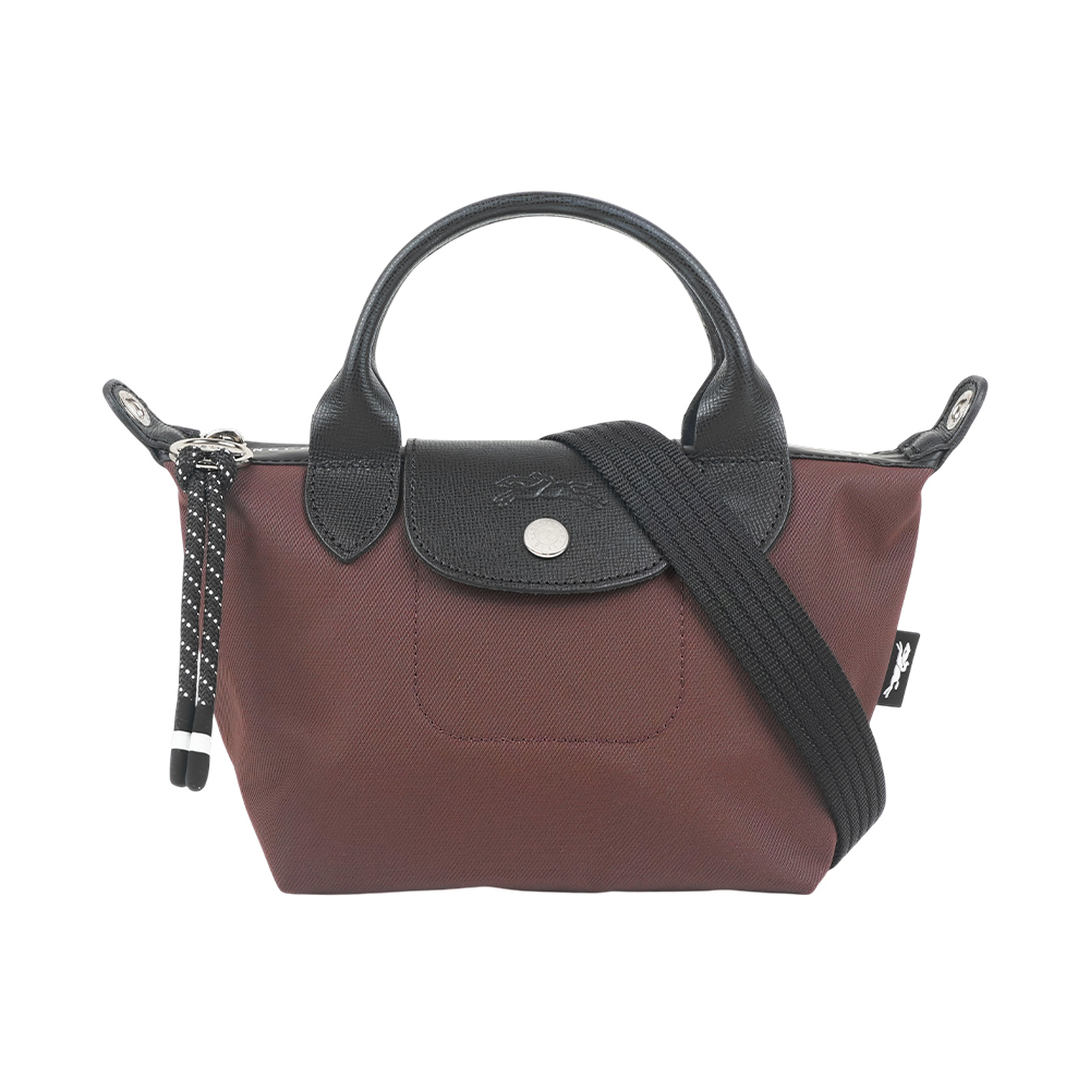 【Longchamp】LE PLIAGE ENERGY 迷你再生帆布二用包(可可色)