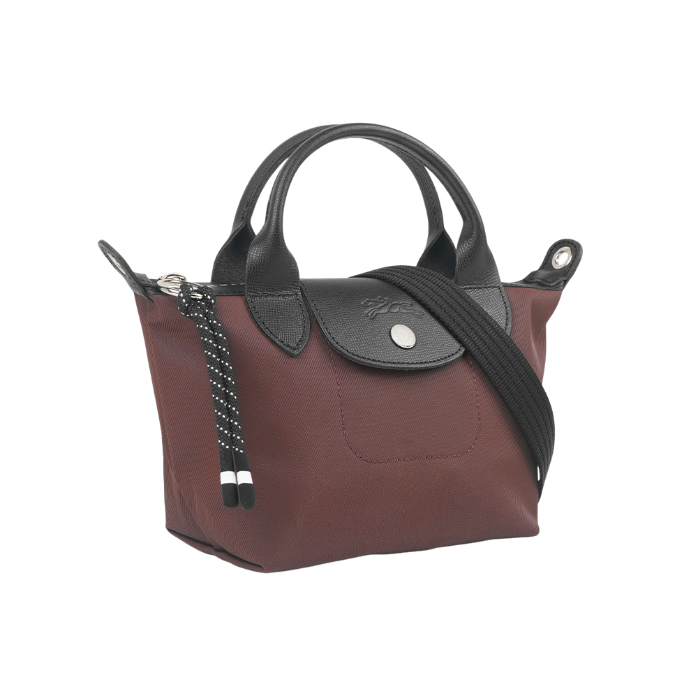 【Longchamp】LE PLIAGE ENERGY 迷你再生帆布二用包(可可色)