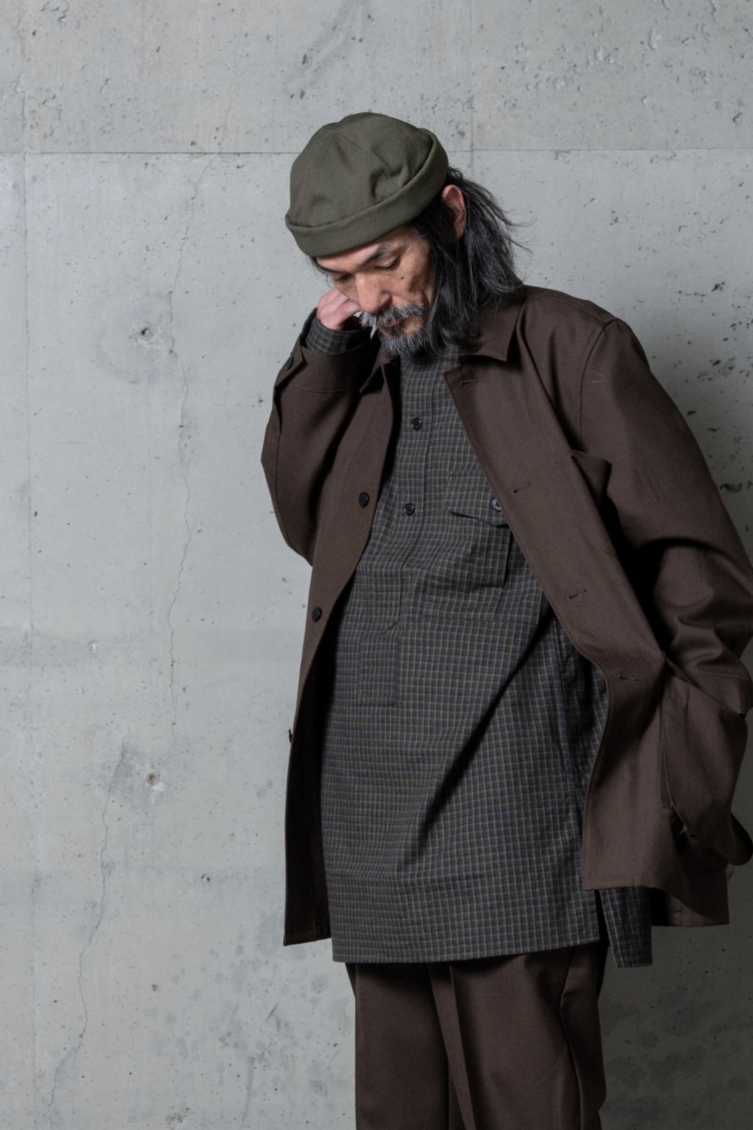 Black Sign Military Duck Dockyard Cap / Hide Green