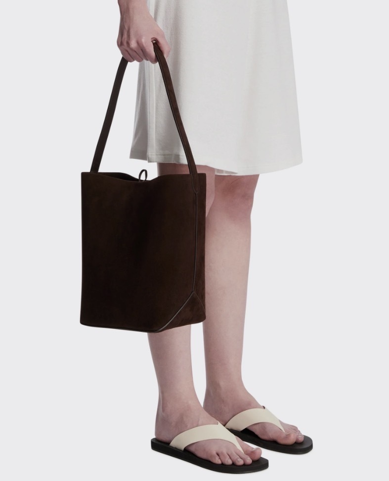 The Row Medium N/S Park Tote Edge Mocha 托特包 摩卡色