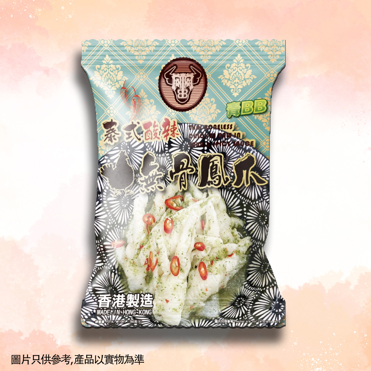 FR027 阿B廚房 泰式酸辣汁無骨鳳爪280g EXP:約半年
