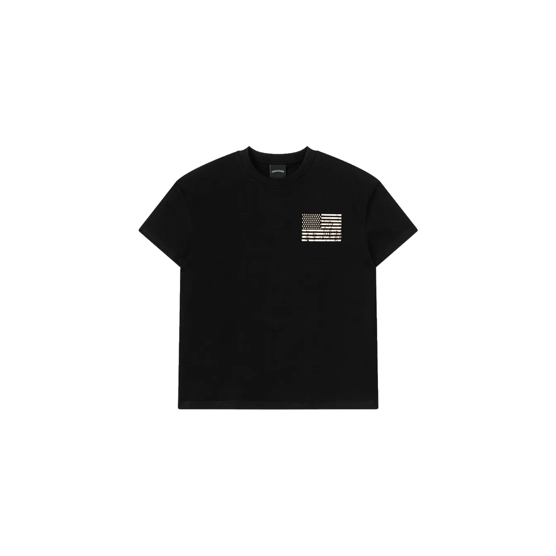 ATONE DISTRESSED FLAG TEE