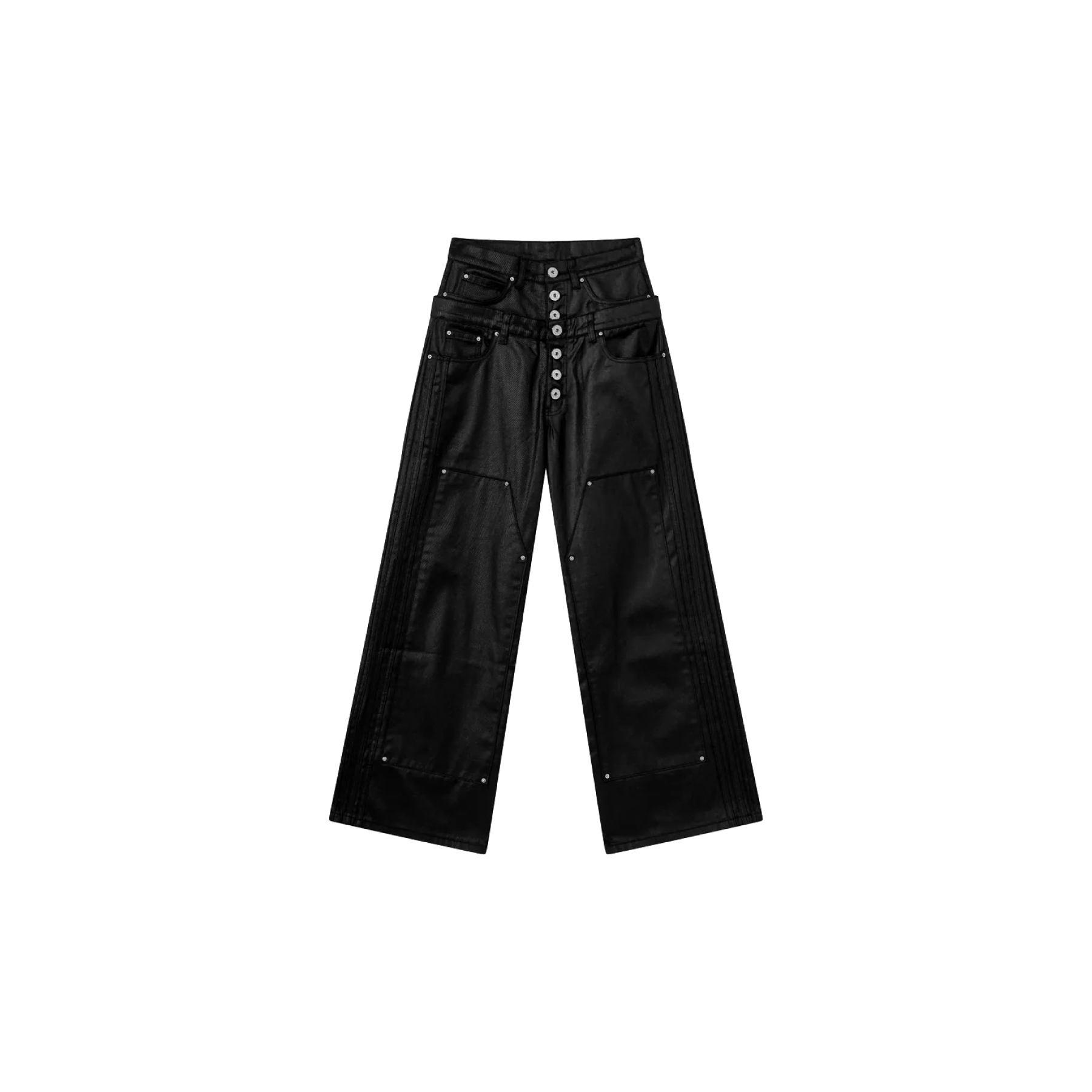 ATONE DOUBLE WAIST COATED DENIM
