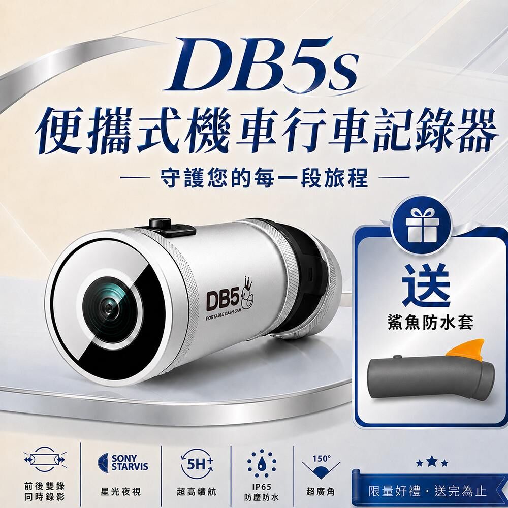 LOOKING DUO BIKE S 安全帽式前後雙鏡頭⾏⾞記錄器