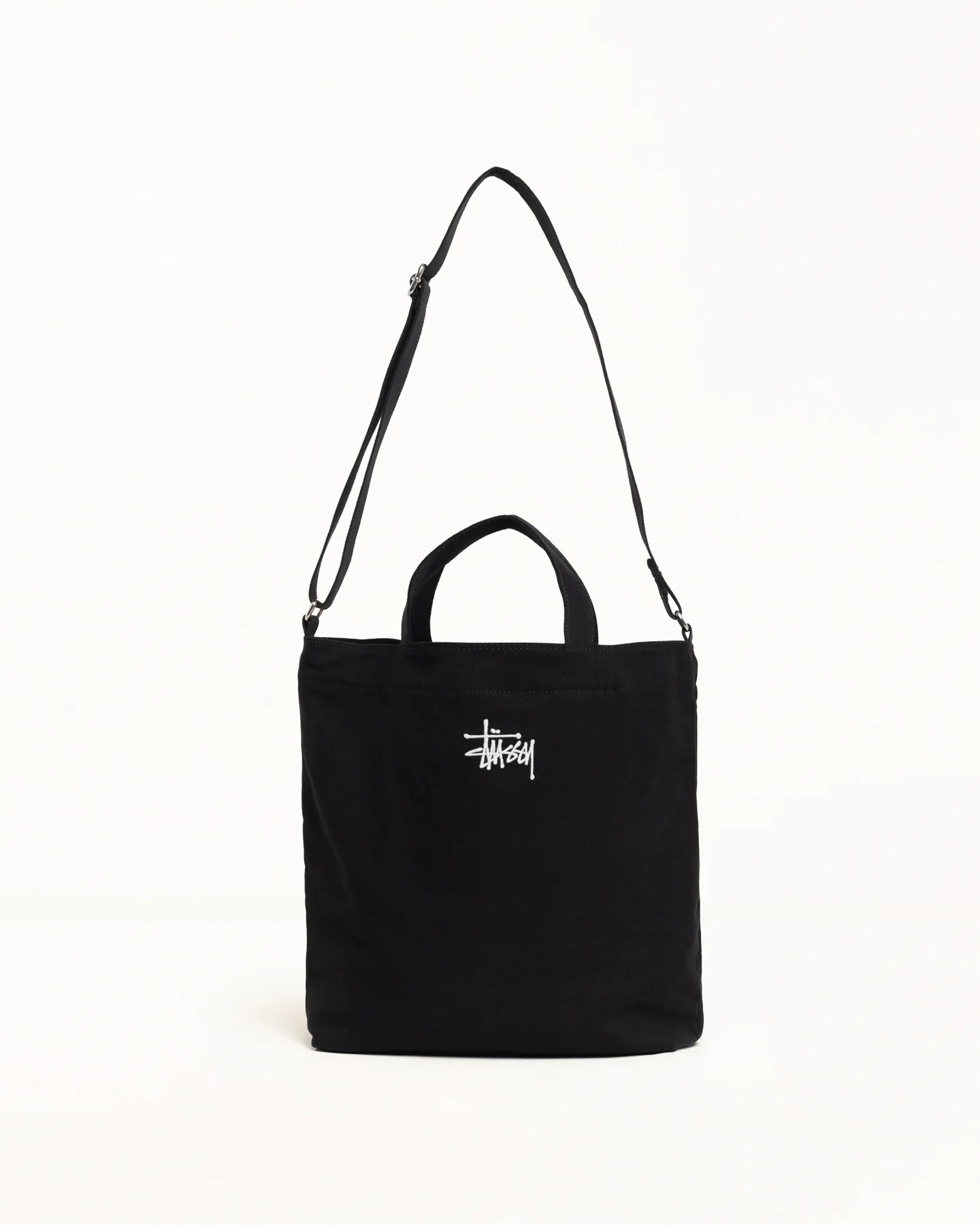 Stussy Canvas Crossbody Bag - Black