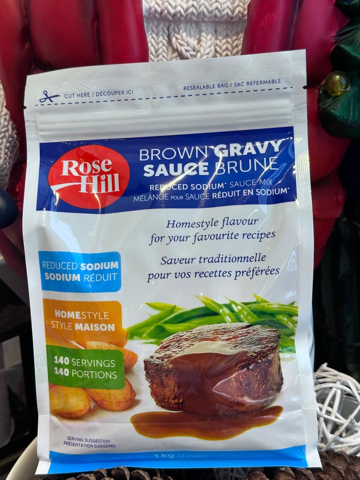 WT110 Rose Hill Gravy 加拿大牛肉肉汁粉  1kg  **到期日:約 2028/01