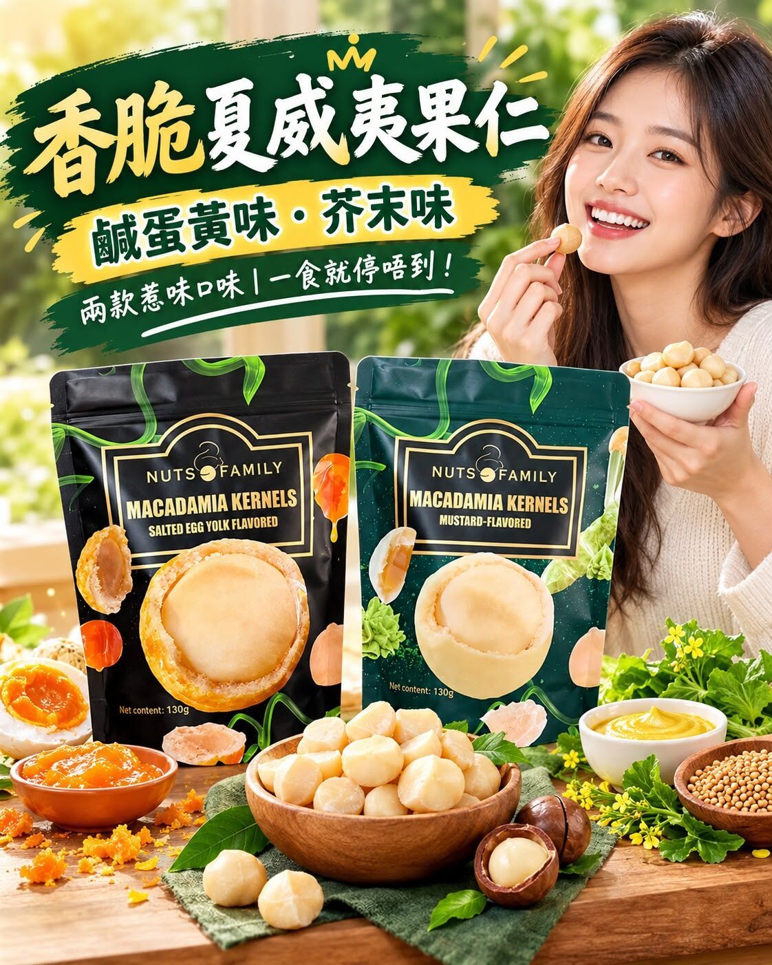 澳洲 NUTS FAMILY 夏威夷果仁系列 130g