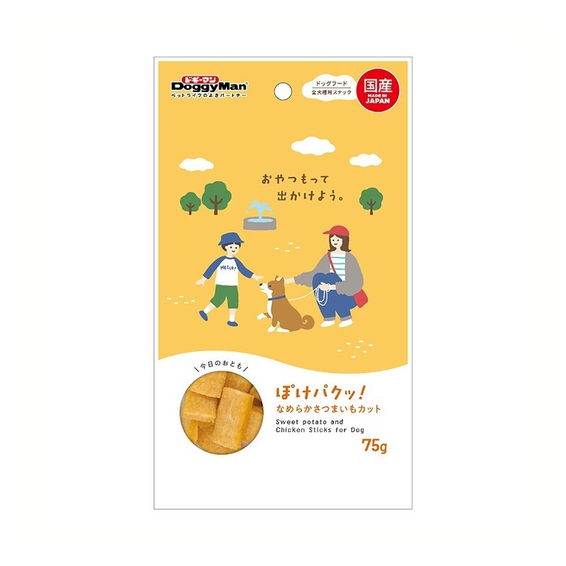 DoggyMan PokePakku Sweet potato chunks75g