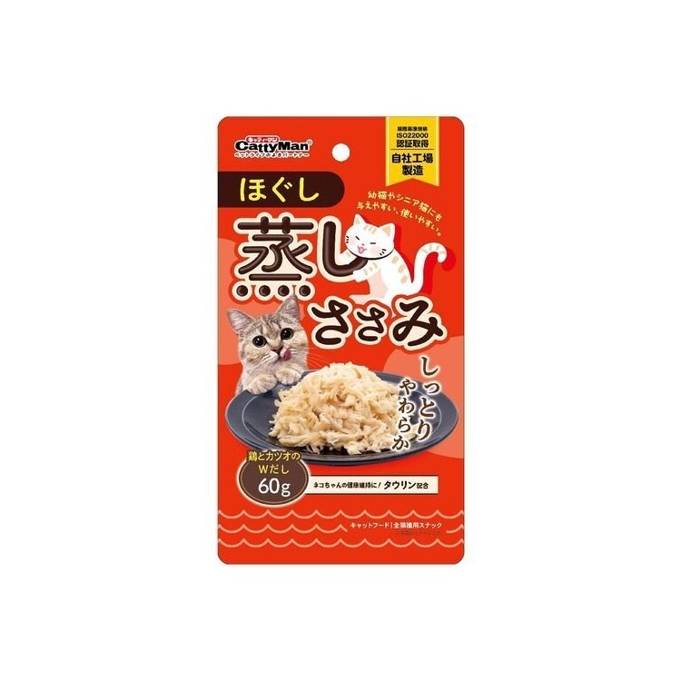 CattyMan Steamed Chicken Shreds with Skipjack tuna Flavor (60g)