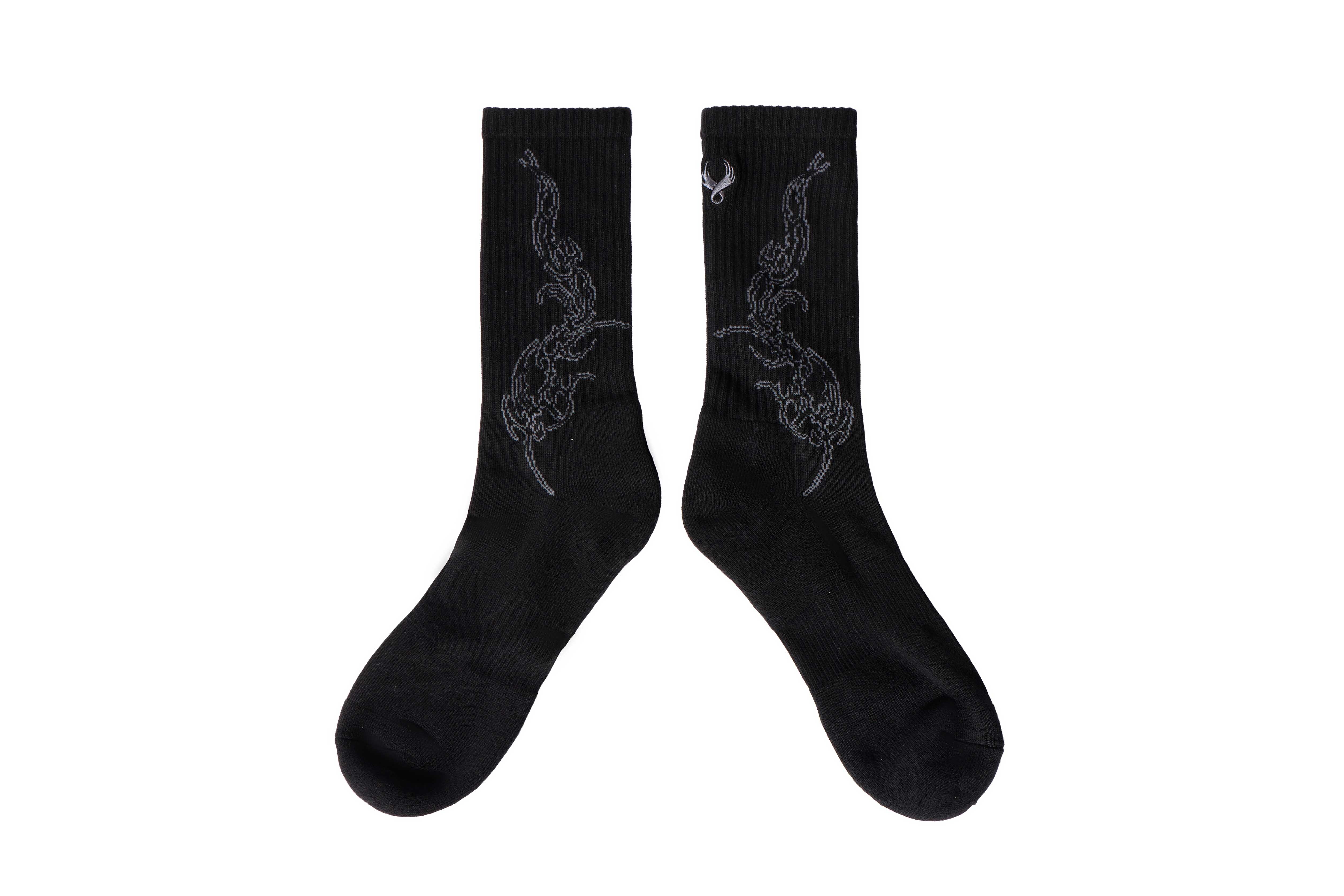 REMIX l TRSRZN l DEEP FEAR Soar Socks (Black)