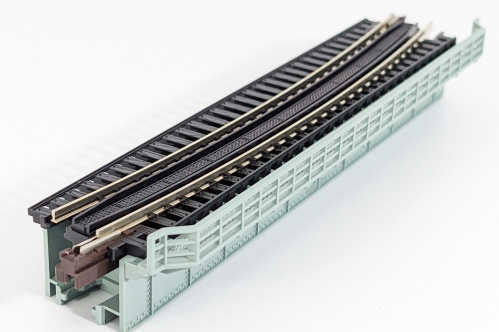 Kato 20-472 N規 單線甲板桁架曲線鐵橋 R481-15°（灰色）