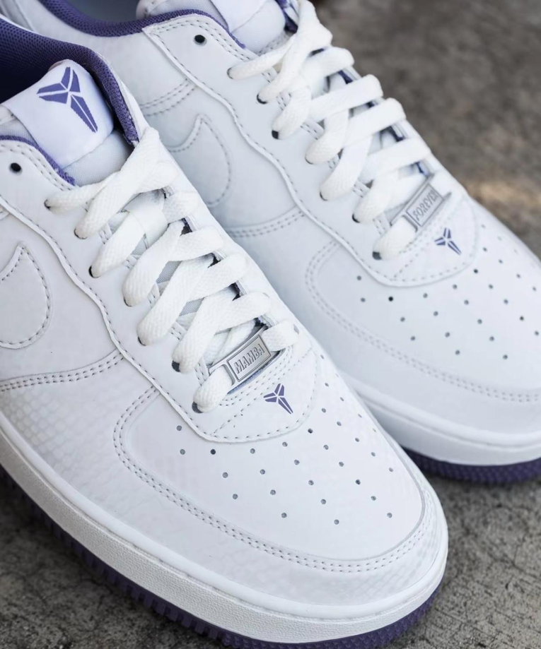 【預訂】 NIKE AIR FORCE 1 LOW "Kobe Bryant " 白紫-MEN