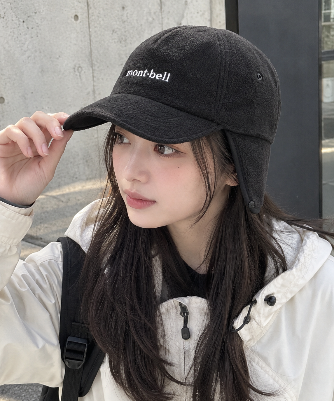 Montbell 抓絨耳罩帽