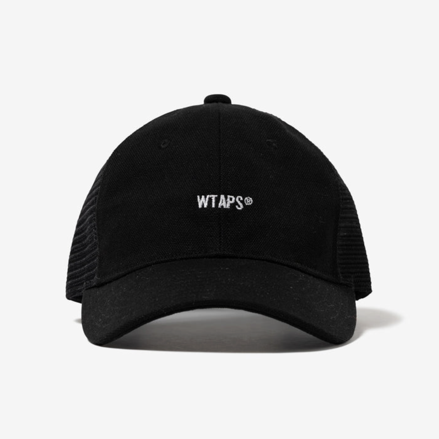 -(B05)-WTAPS T-6M 02 / CAP / COTTON. CNVS. MESH 網眼 六分割帽 黑色/深藍-262HCDT-HT06