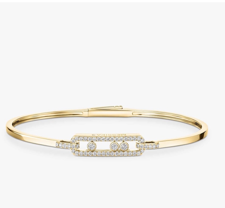 Messika Move Classique Diamond Pavé Bracelet Yellow Gold 密鑲鑽石手鏈 黃金