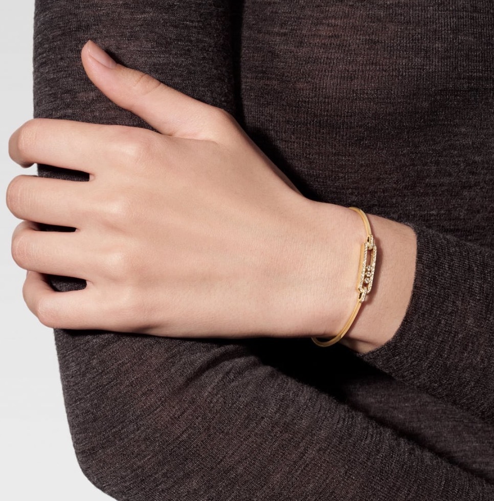 Messika Move Classique Diamond Pavé Bracelet Yellow Gold 密鑲鑽石手鏈 黃金