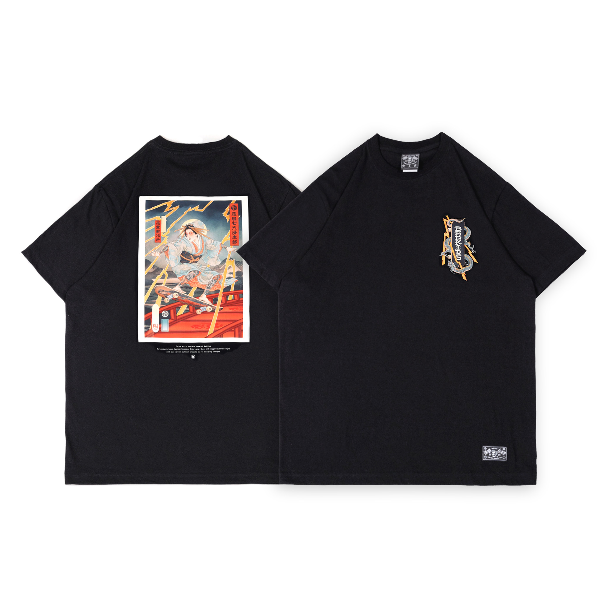 BAD KIDS 惡童 26S/S Ukiyo-e Skateboard Mary Tee(浮世繪滑板T)