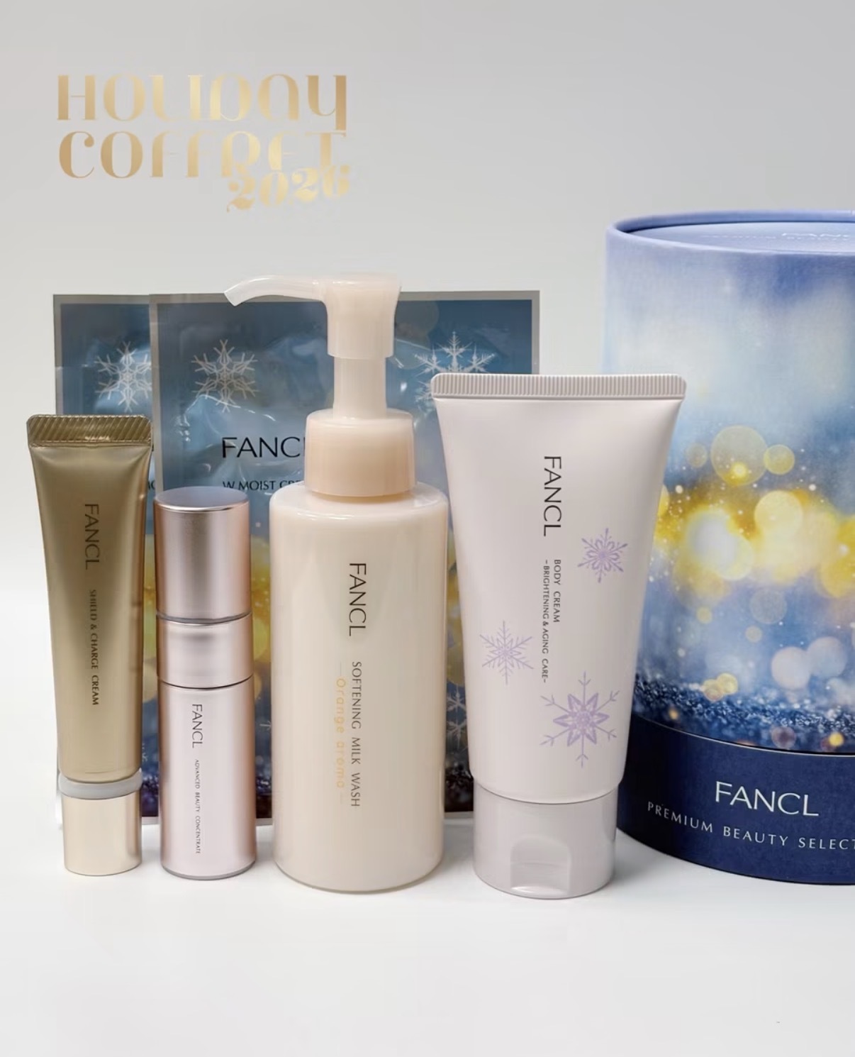 [限定] FANCL Premium Beauty Selection 2026 膠原煥采修護精華套裝 秋冬限定