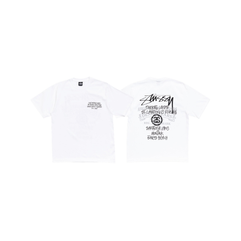 Stüssy X Denim Tears Beach Tour Tee 聯名短T