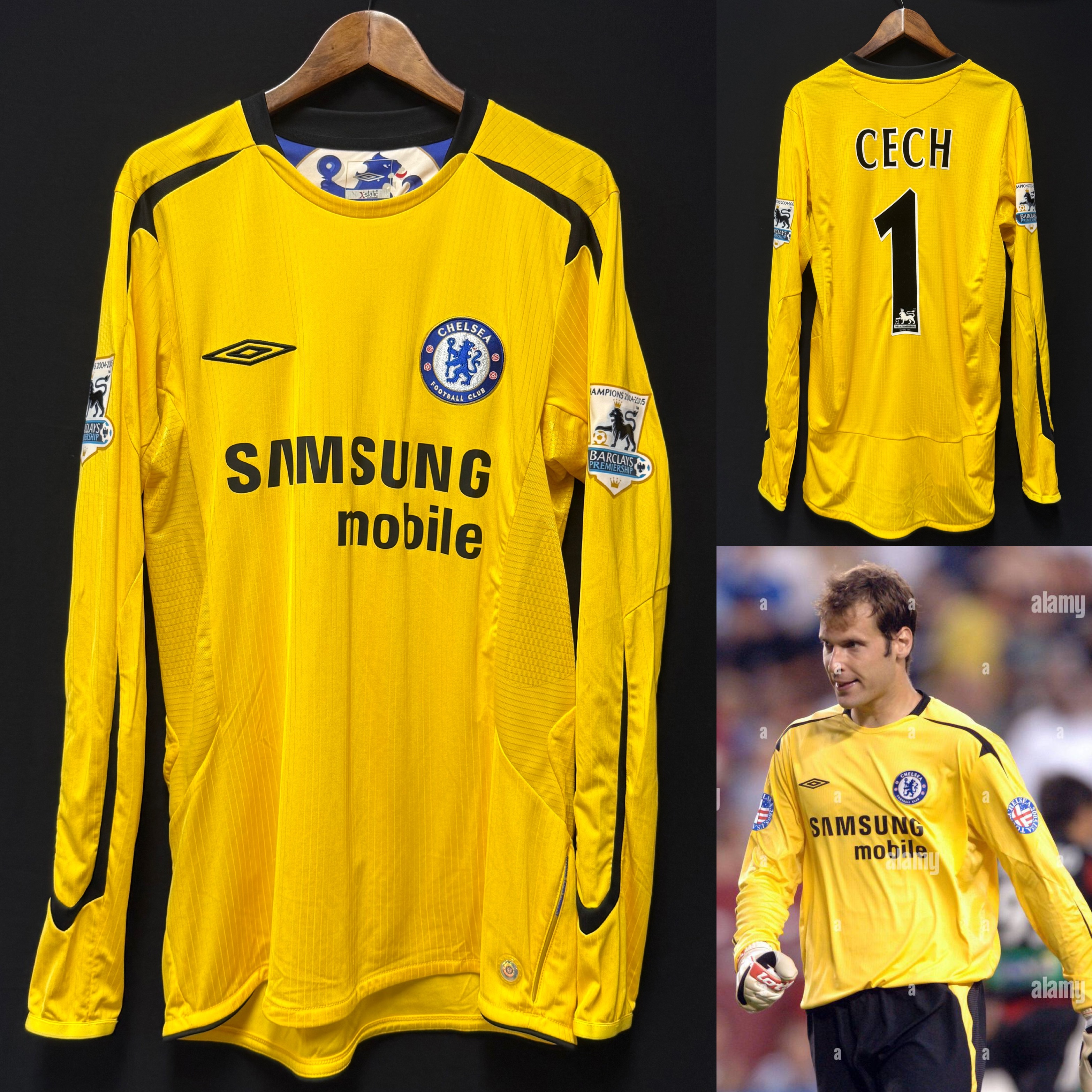 Chelsea 2005-2006 Umbro Third Goalkeeper Shirt #1 CECH
