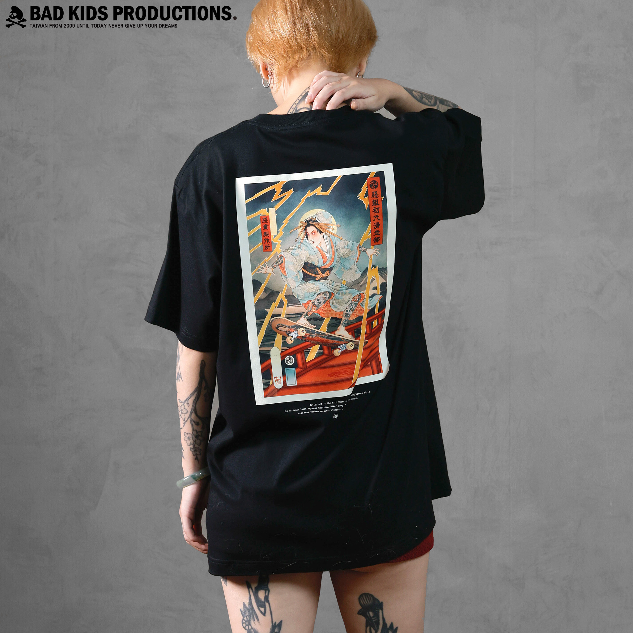 BAD KIDS 惡童 26S/S Ukiyo-e Skateboard Mary Tee(浮世繪滑板T)