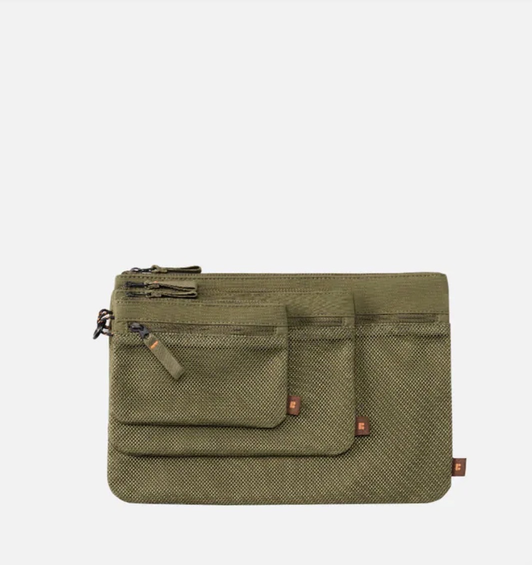 【現貨】 BRANDEN Bag In Bag Multi Pouch Light  (OLIVE)