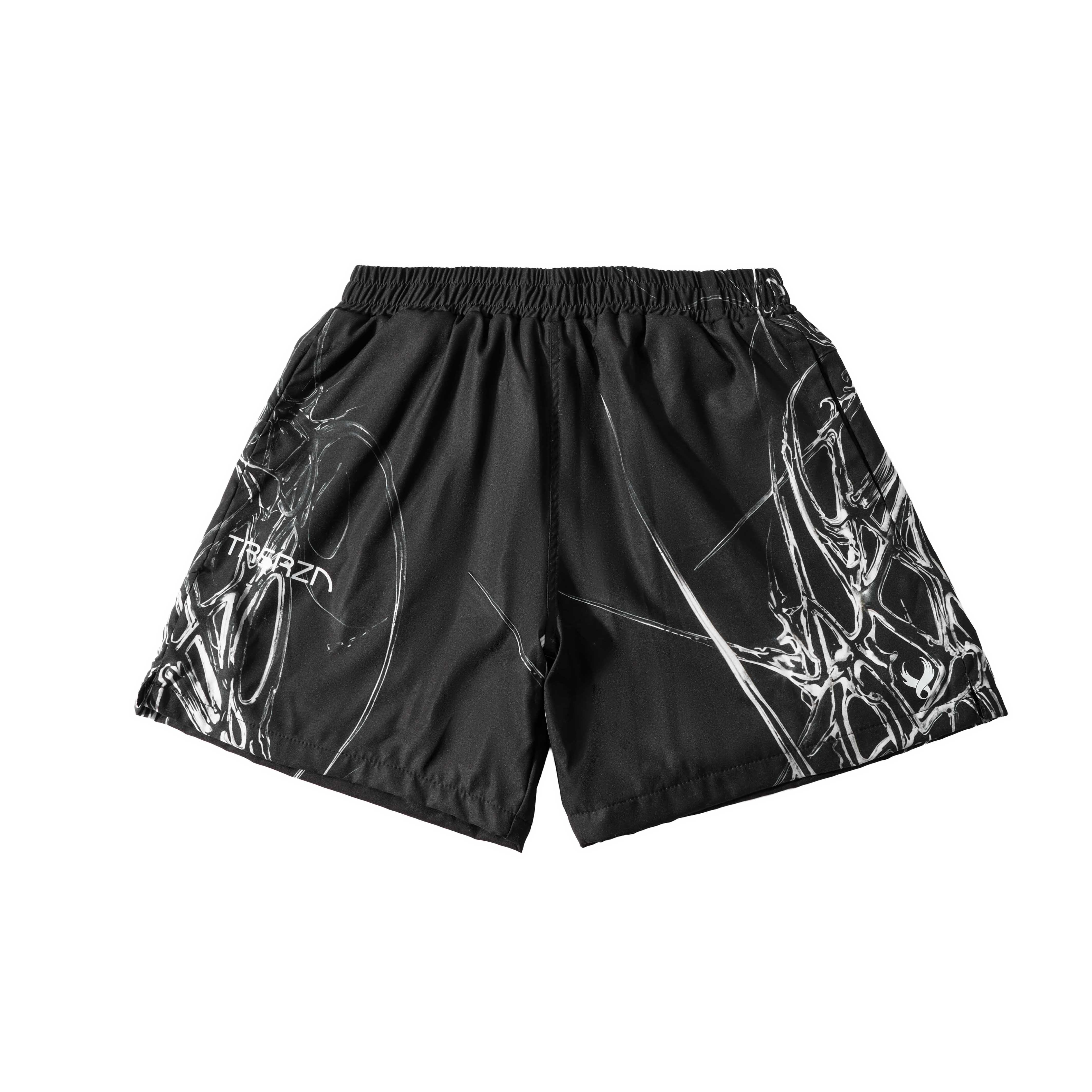 REMIX x TRSRZN x DEEP FEAR Blackout Fight Shorts