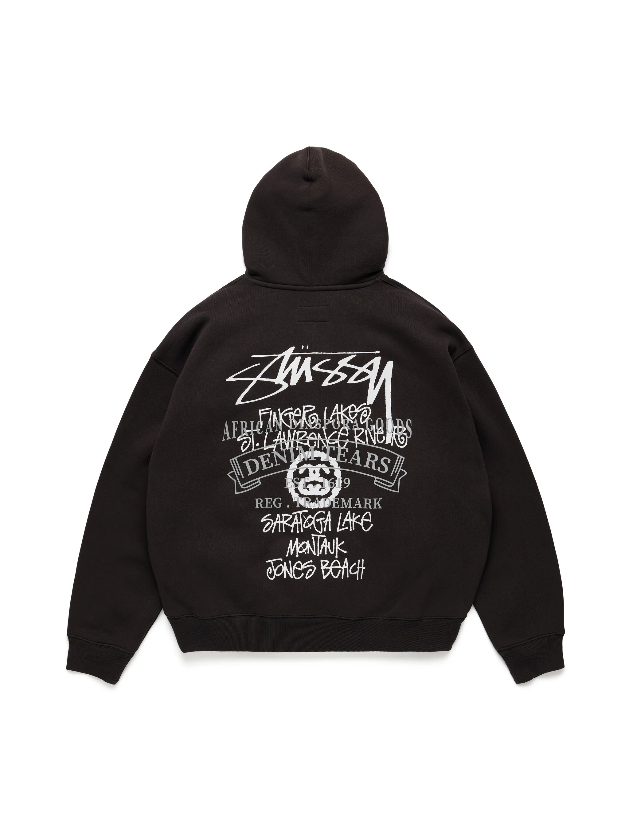 Stüssy Tears New York Fishing Tour Hoodie Black