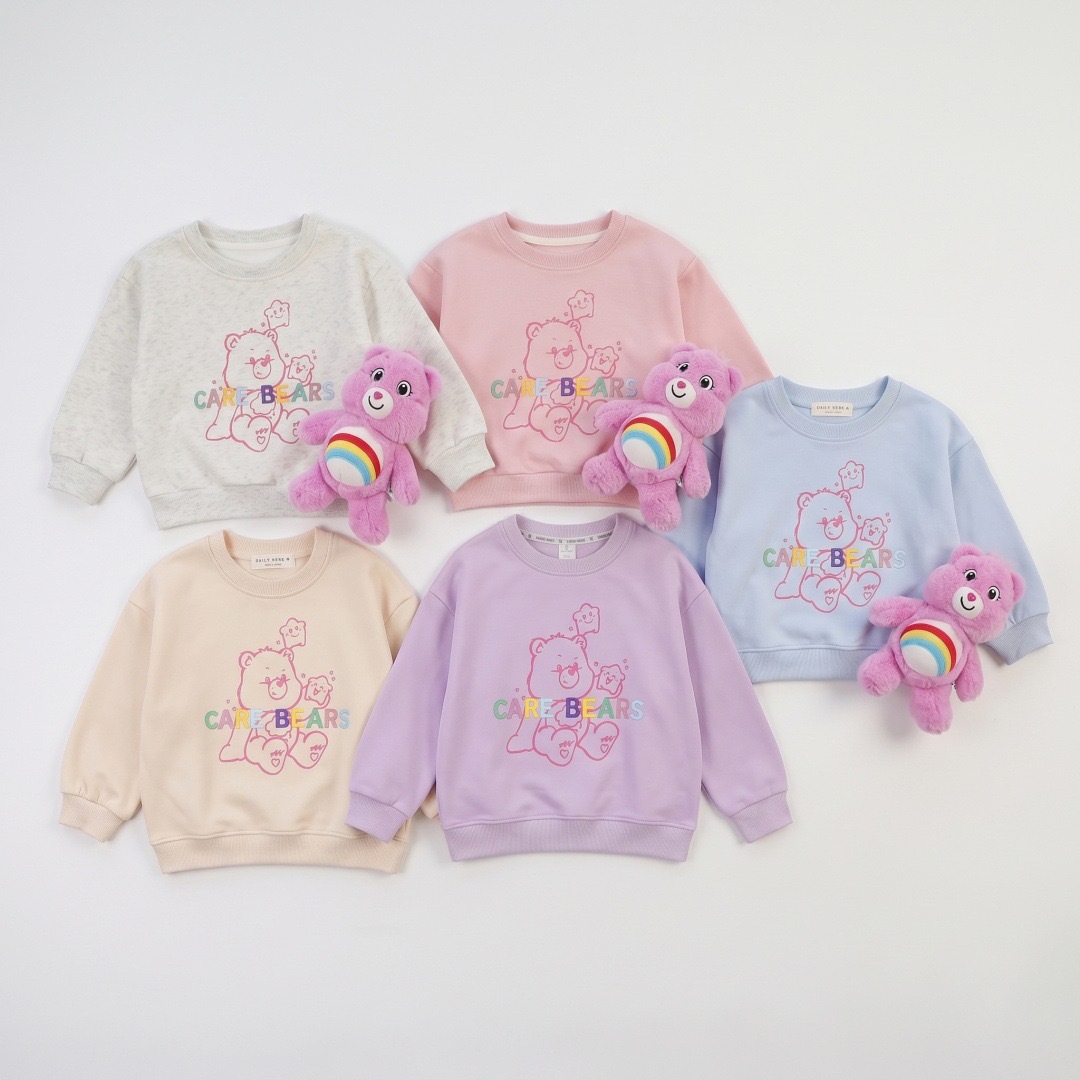 兒童印care bears 星星彩字長袖衛衣 -2600729