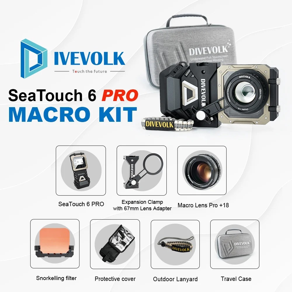 ※DIVEVOLK SeaTouch 6 Pro 微距套裝