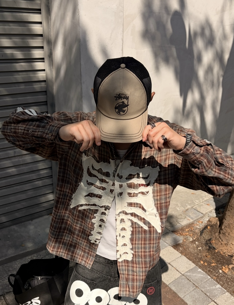 現貨 Stussy Surfman Trucker 衝浪 小人 網帽 帽子